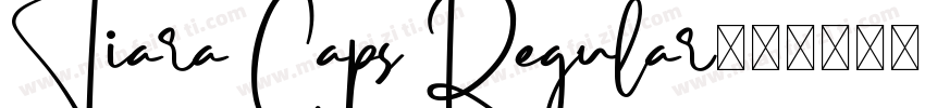 Tiara Caps Regular字体转换